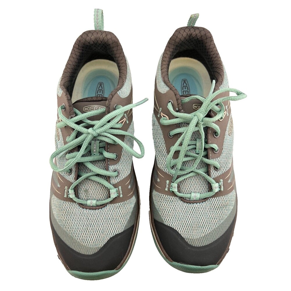 KEEN Terradora Trail Shoes Women’s 8.5 Hiking Green Gray Sneakers Outdoors - Picture 3 of 8